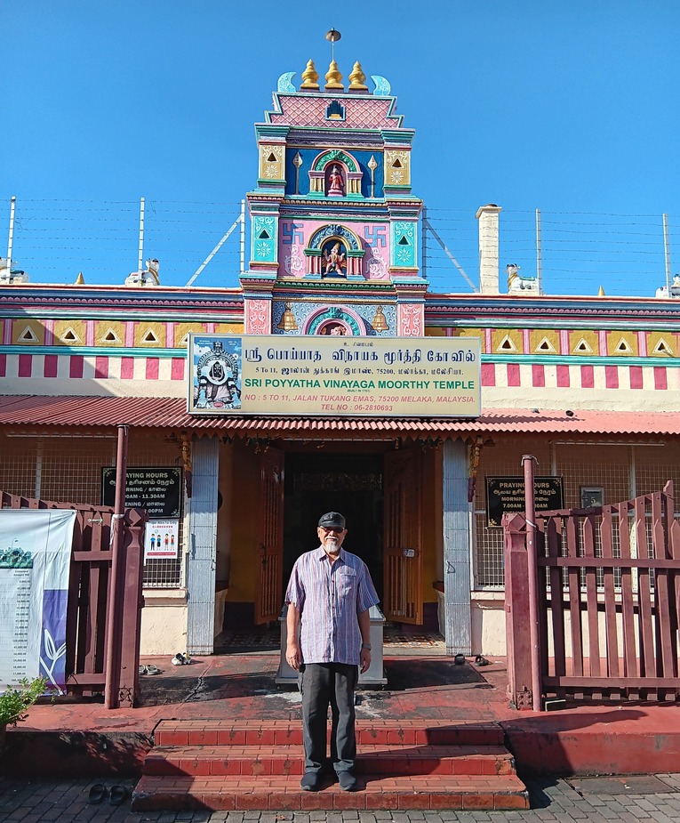 Image from: The presence of 3 places of worship along the same street lends a spiritual touch & deep insights of harmony #BackInTime
