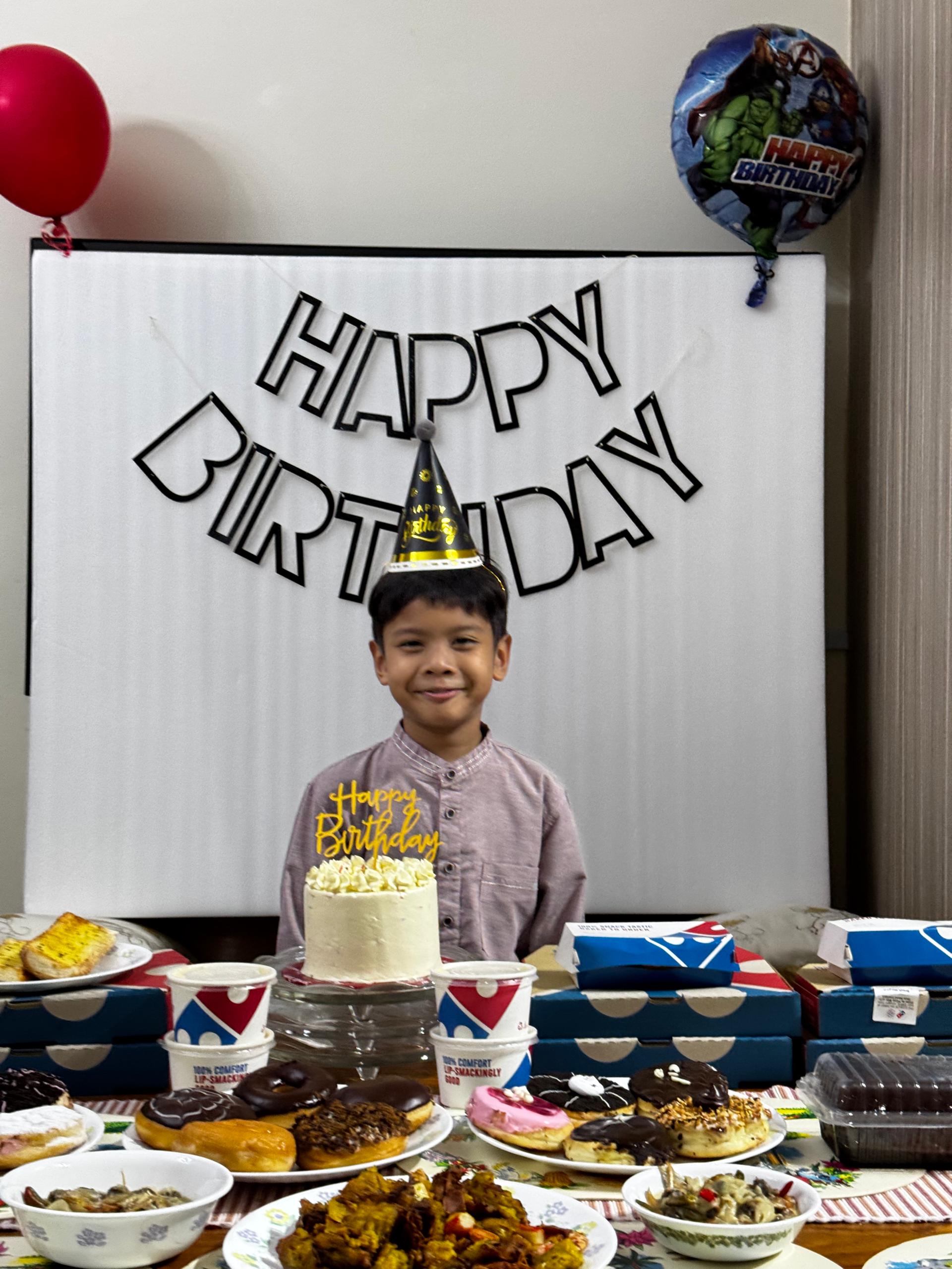 Image from: Happy 8th birthday to our grandson, Muhammad Izz Fayyadh Bin Mohd Faiz, a trainee footballer @Ortan FC Cyberjaya Academy