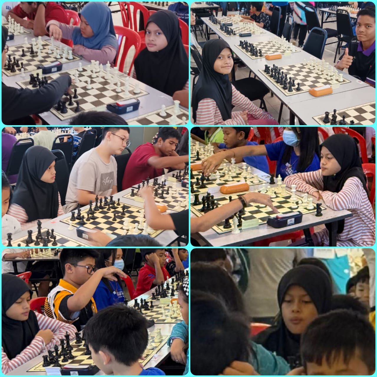 Image from: D'Pulze Youth Chess Championship Under 14 at Cyberjaya where the entire world at war reflected on the checkered boards