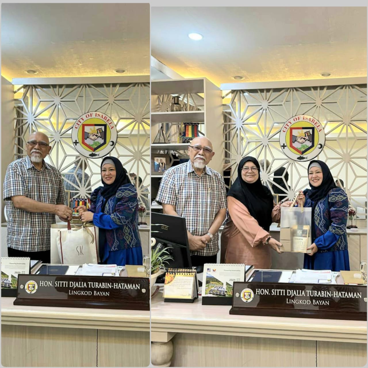 Image from: Hon Sitti Djalia A. Turabin-Hataman re-elected for the 3rd term as Mayor for the City Government of Isabela de Basilan  