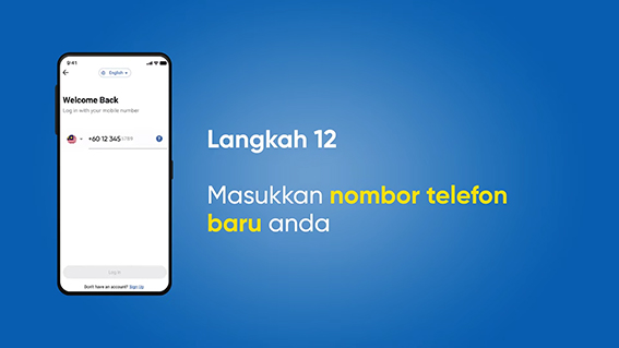 Image from: Cara dapatkan semula akaun Touch n Go eWallet dengan Nombor Telefon Baru!