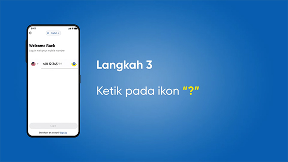 Image from: Step to recover Touch 'n Go eWallet account with NEW Mobile Number