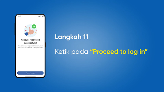 Image from: Step to recover Touch 'n Go eWallet account with NEW Mobile Number