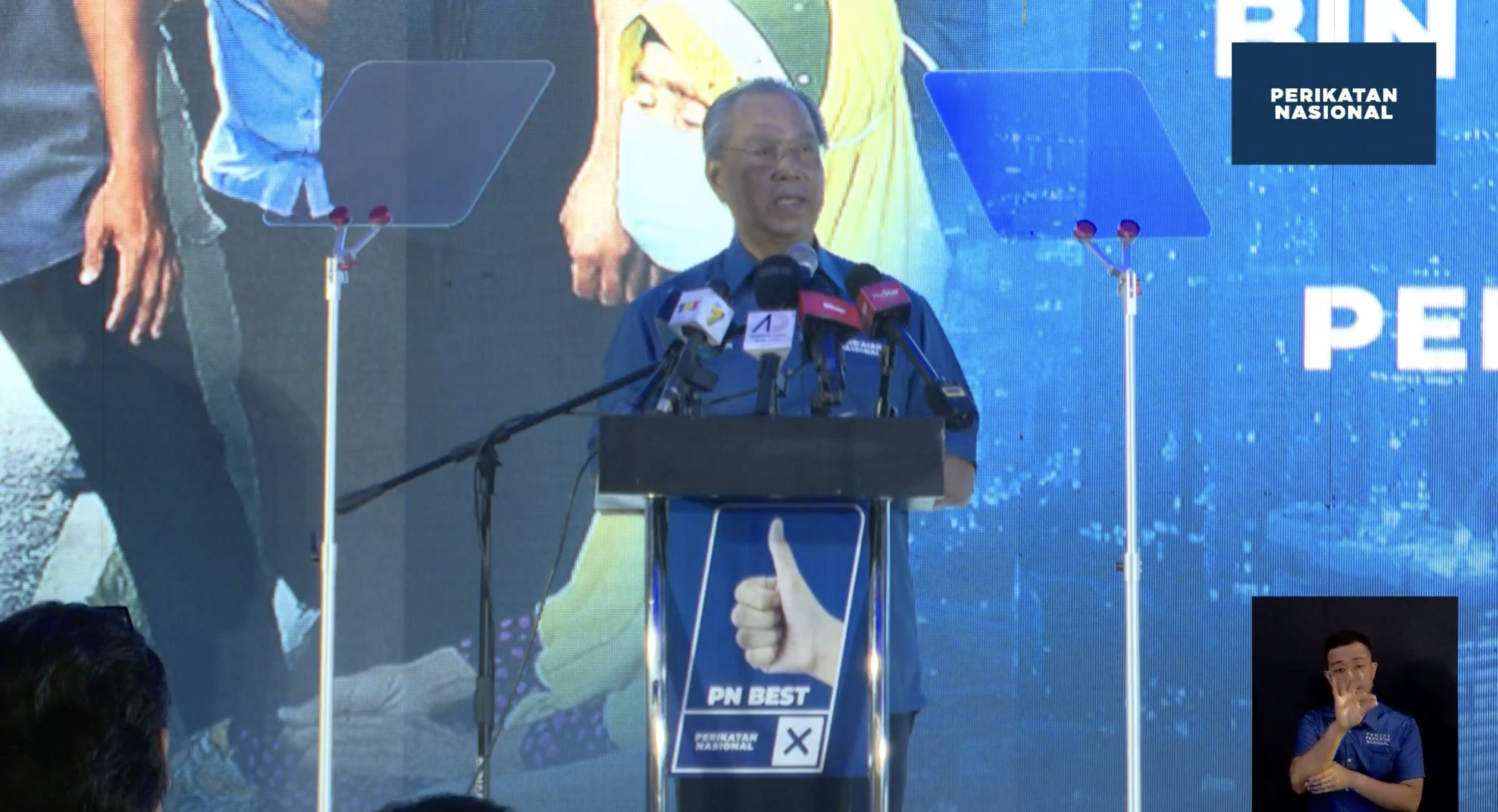 PN's manifesto titled "PN Best", themed ‘Prihatin, Bersih, Stabil’