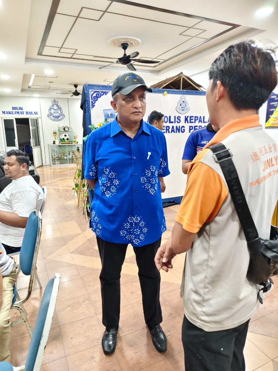 Image from: Police report lodged over another upside-down flag in Kepala Batas