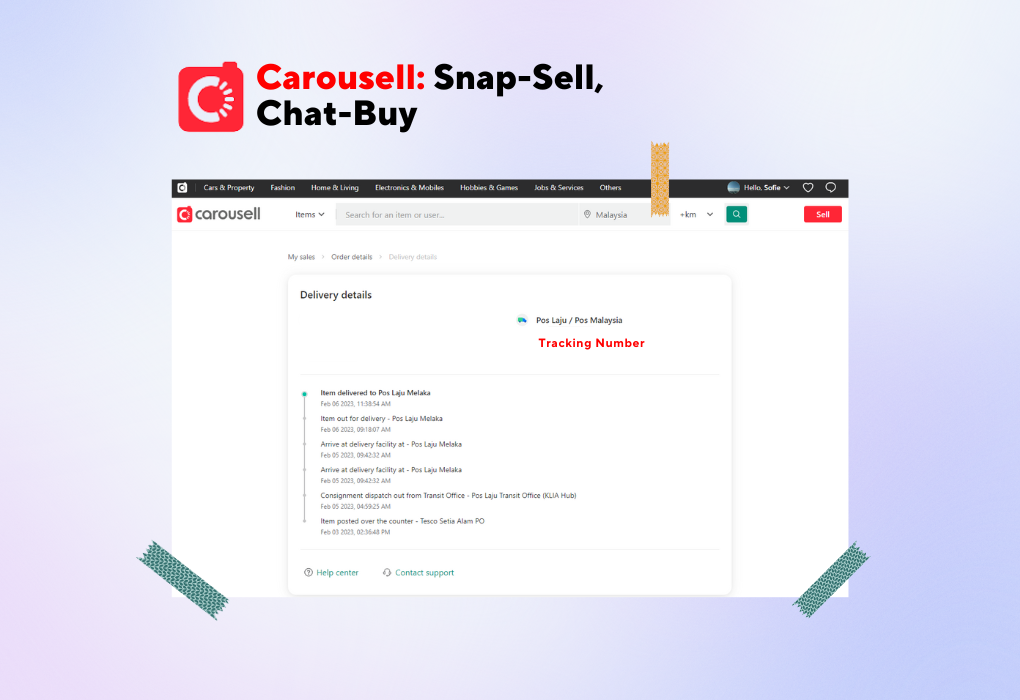 Image from: Jual barang dengan mudah hanya di Carousell!