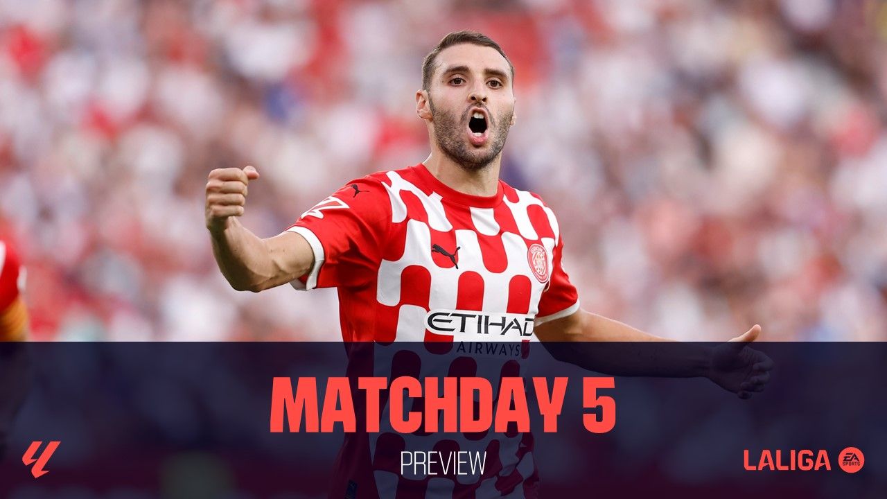 Image from: LALIGA EA SPORTS Matchday 5 preview: Club football returns and leaders FC Barcelona visit Girona FC for a Catalan derby
