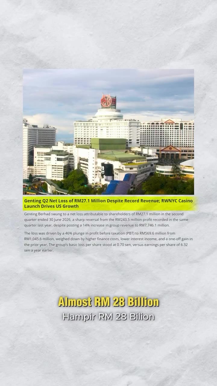 Image from: Genting Faces RM28 Billion Net Debt Following Aggressive Global Expansion
