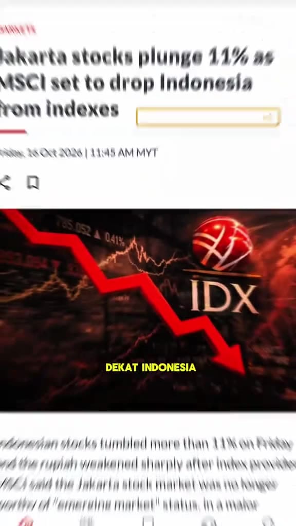 Image from: MSCI Cadang Turunkan Taraf Pasaran Saham Indonesia ke Kategori Standalone