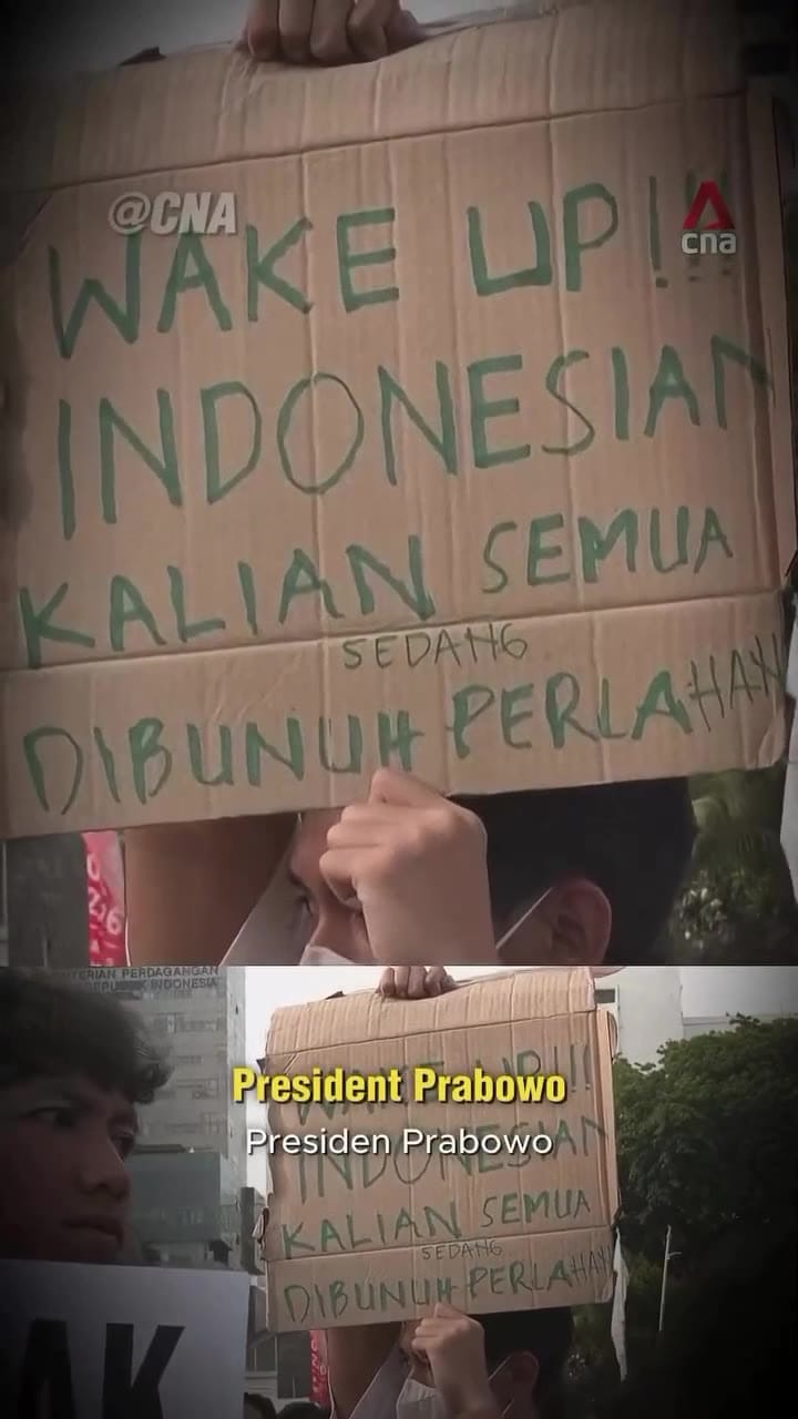 Image from: Indonesian Students Protest Over Haze and Economy as Prabowo's Ratings Fall