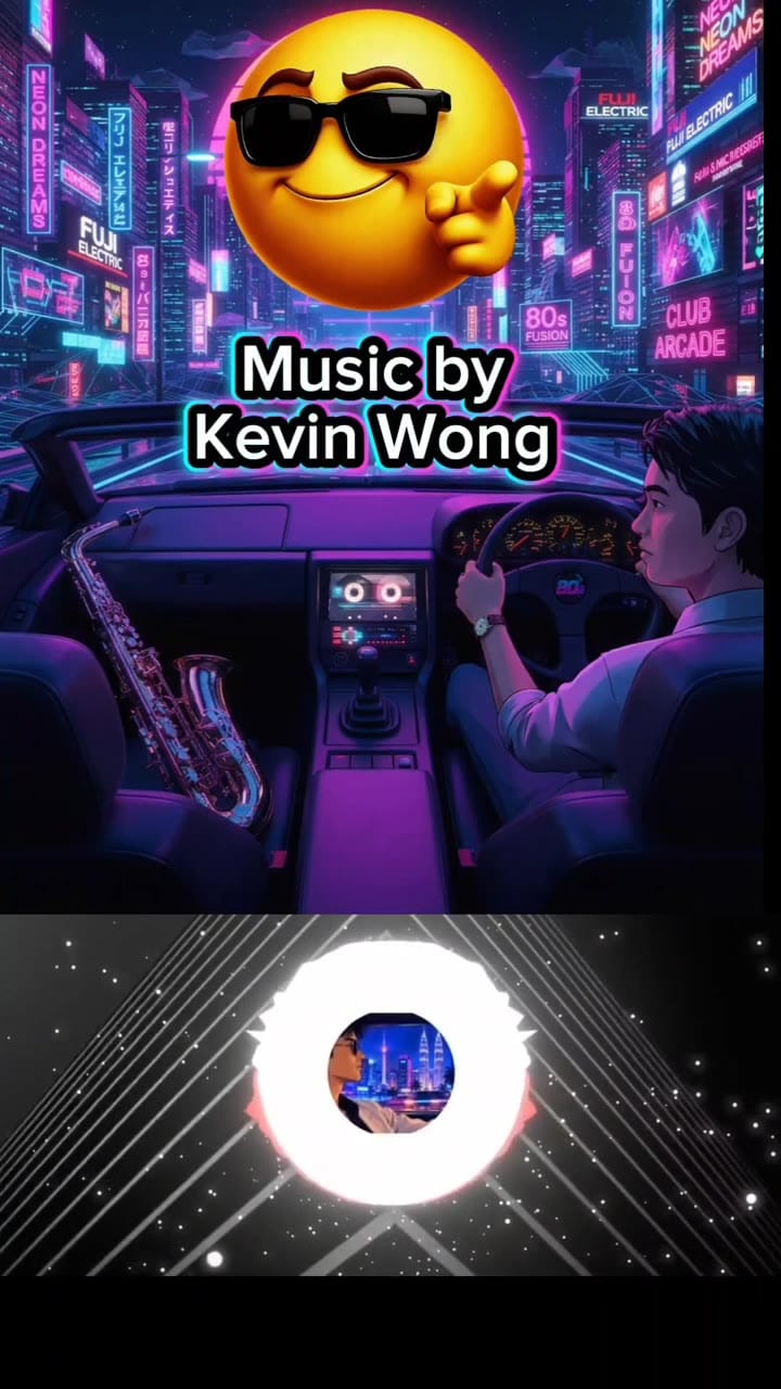 Image from: Retro Wave Visualizer Showcases 80s Cityscape Aesthetic and Music by Kevin Wong