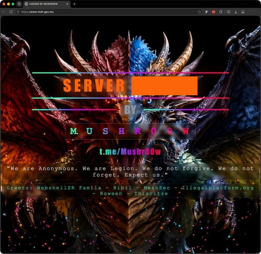 Image from: OPNION | Health Ministry Website Hacked? If True, What Does It Say About Malaysia's Cybersecurity?