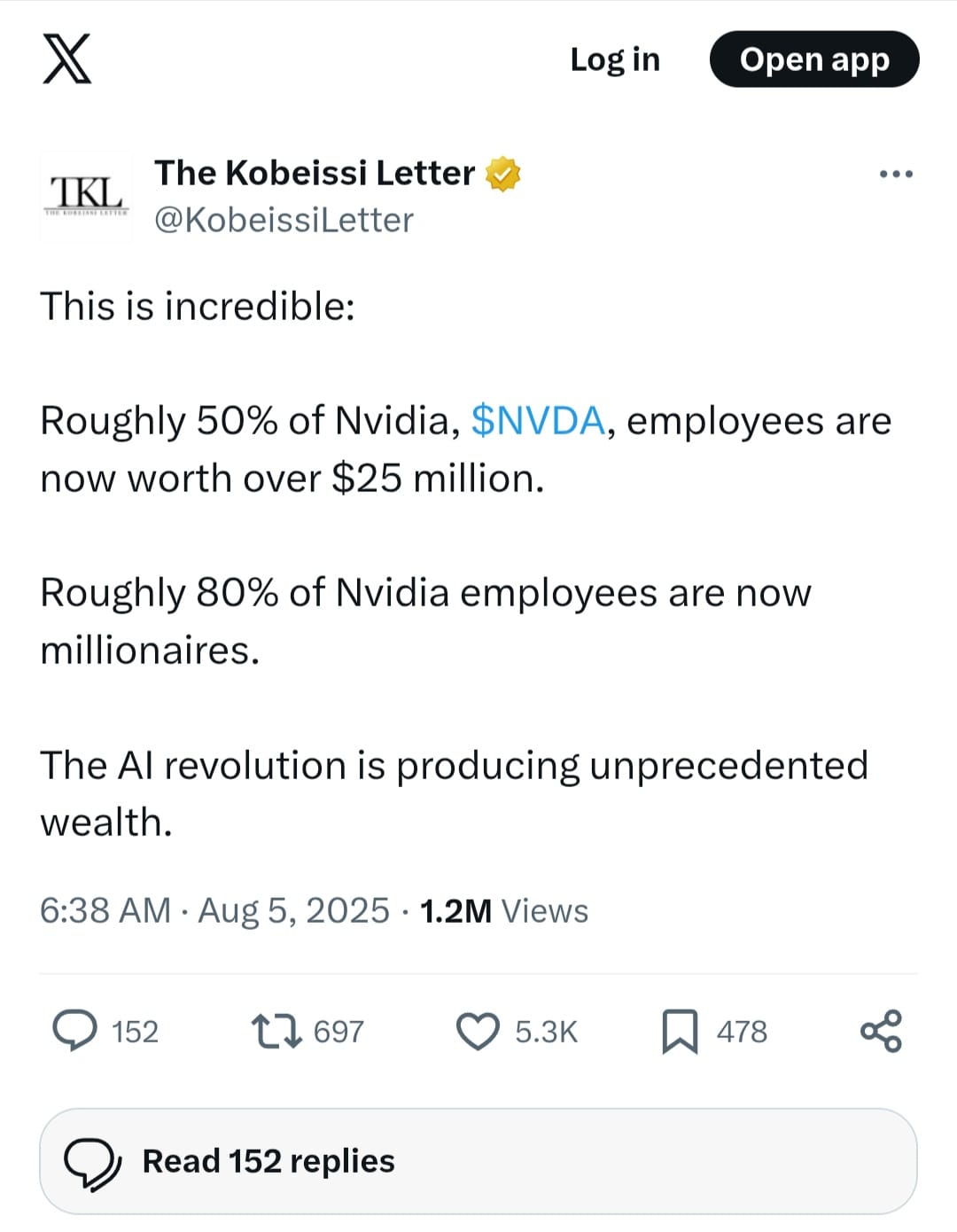 Image from: When AI Turns Employees Into Millionaires: Nvidia’s Wealth Explosion and the Jensen Huang Effect