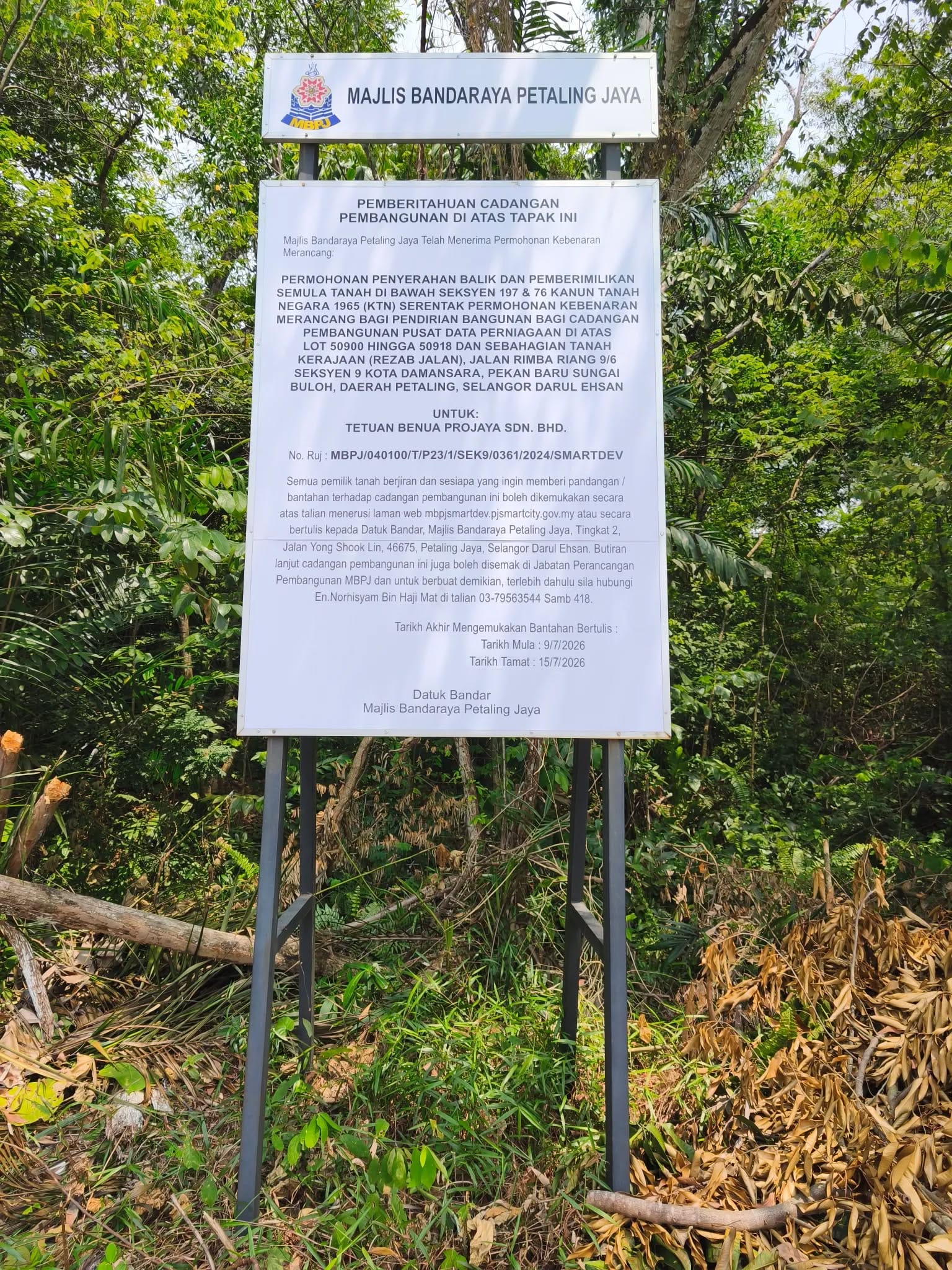 Image from: Kota Damansara Residents Revolt Against Proposed Data Centre: Slam 'Unfair' Seven-Day Objection Window