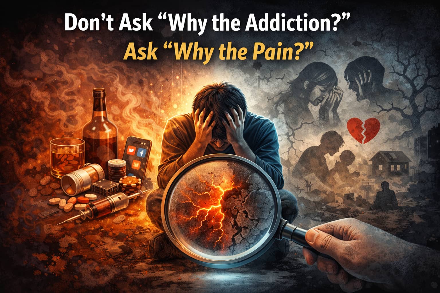 Don’t Ask “Why the Addiction?” Ask “Why the Pain?”
