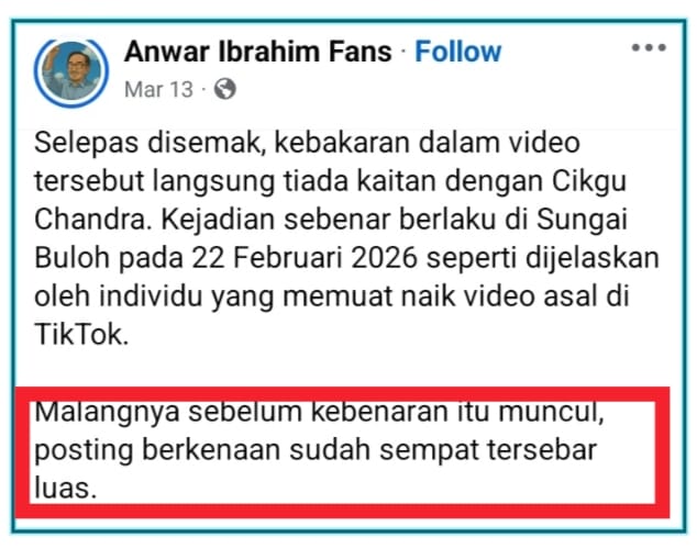 Image from: OPINION | Malaysia's "Fractured" Race Relations!! – Has Madani "Failed" The Ultimate Test...?!!