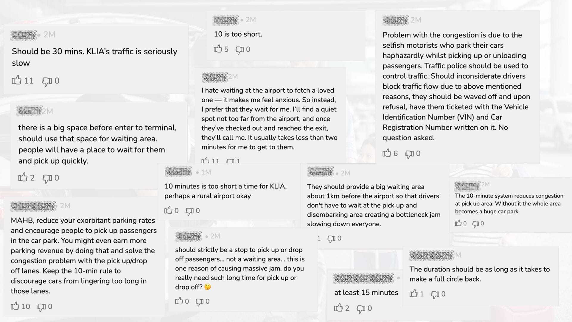 Image from: Survey: Malaysians Divided Over KLIA’s 10-Minute Pickup Rule at KLIA