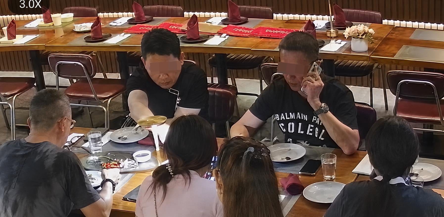 Image from: JB Eatery Seeking Patrons Who Left without Settling RM1,095.95 Bill, M'sians Believe They've Fled Back to China