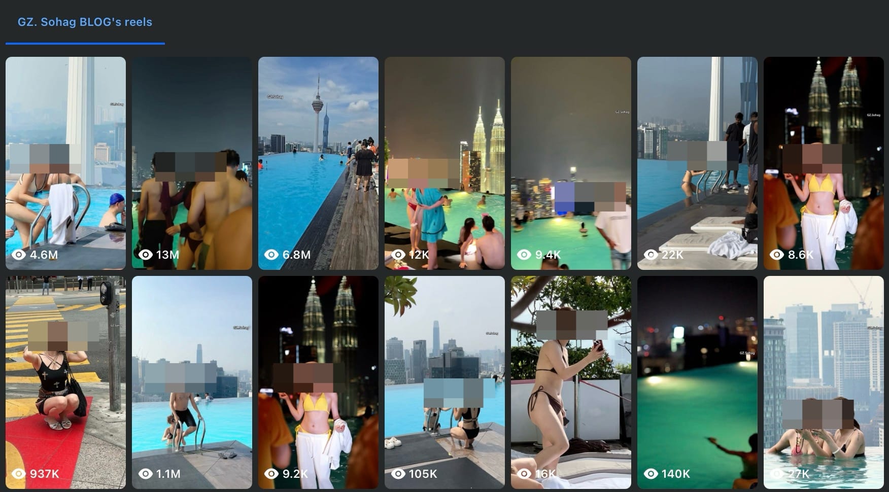 Image from: Alleged Staff at Popular KL Hotel Secretly Films Female Guests at Rooftop Pool, Shares Videos Online With Lewd Captions