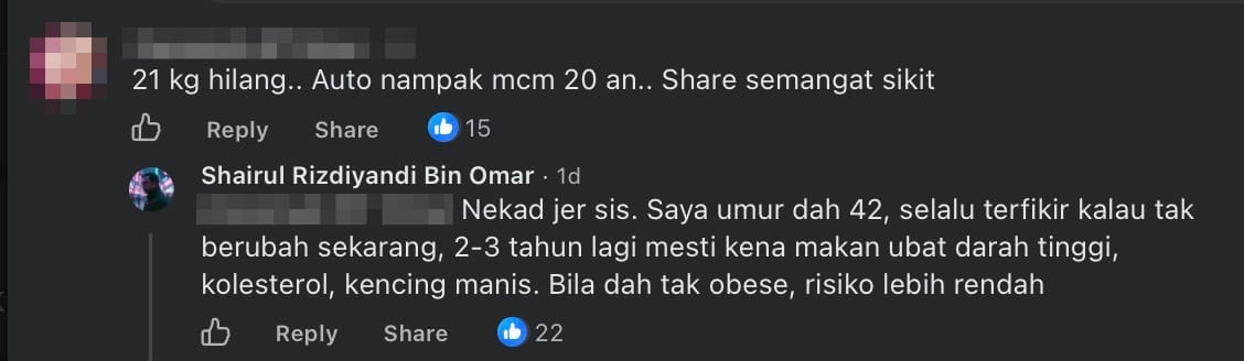 Image from: #JomFit | 42y/o Malaysian's Inspirational Journey of Losing 21kg in Just 4 Months by Brisk Walking Daily