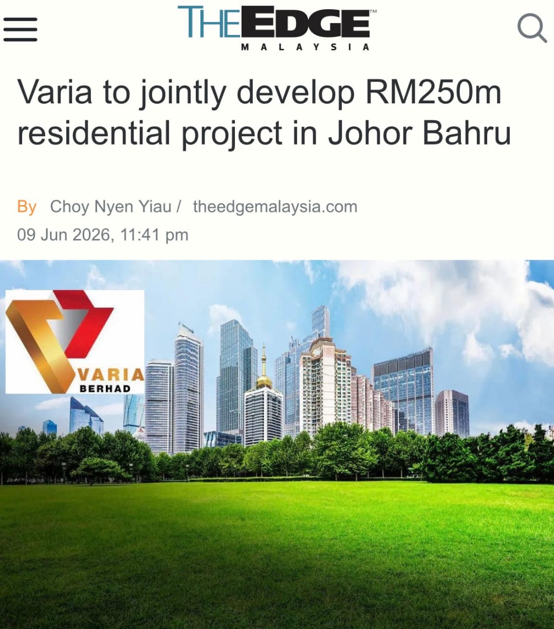 Image from: Collaboration Agreement: The Vital Legal Document Behind a RM250 Million Johor Bahru Property Development Project