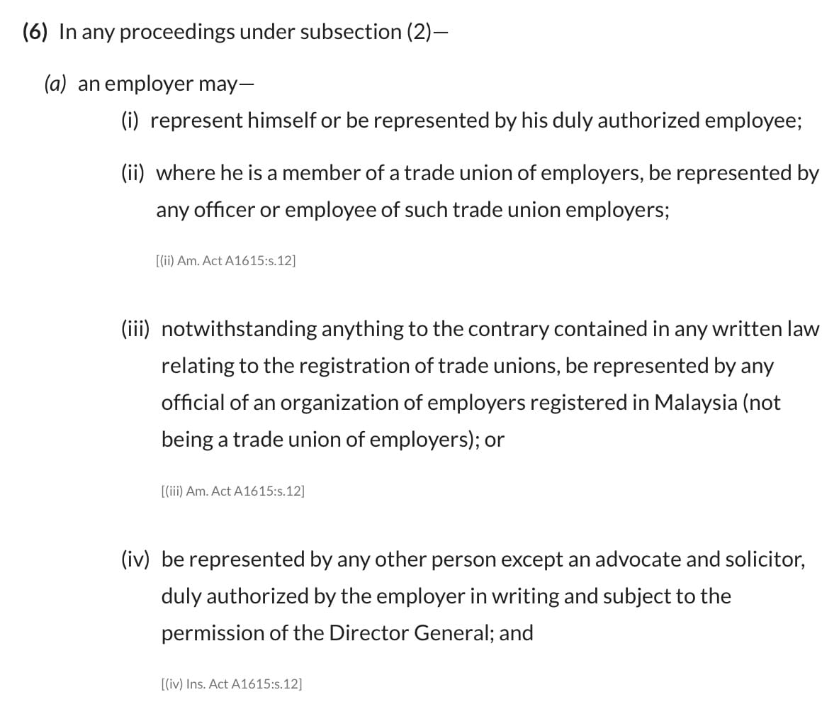 Image from: Fired without Valid Reason? How to Take Your Boss to Industrial Court & Win Your Job Back or Up to 2 Years' Backwages