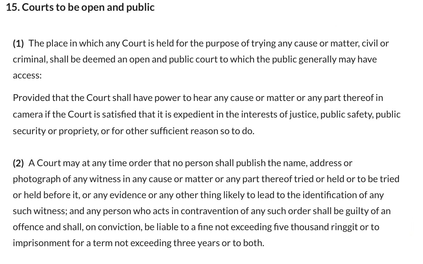 Image from: If an Accused in Malaysia is Warded & Can't Attend Court, Can the Judge Just Hold Proceedings at the Hospital?