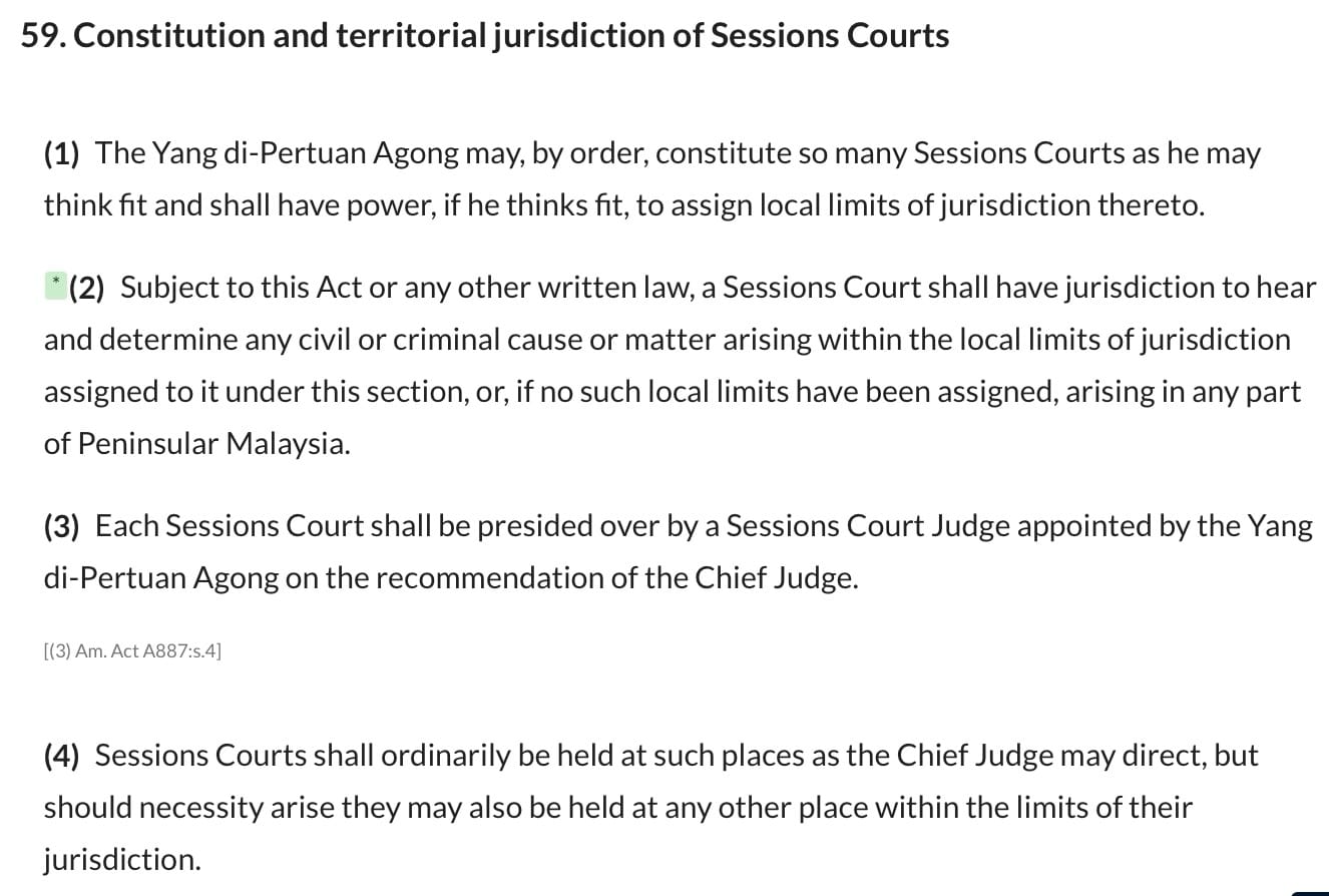Image from: If an Accused in Malaysia is Warded & Can't Attend Court, Can the Judge Just Hold Proceedings at the Hospital?