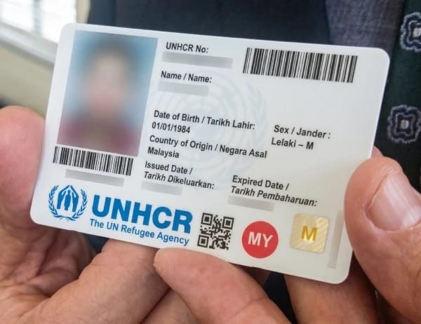 Image from: The Legal Rights of Refugees in Malaysia and What the UNHCR Card Actually Does
