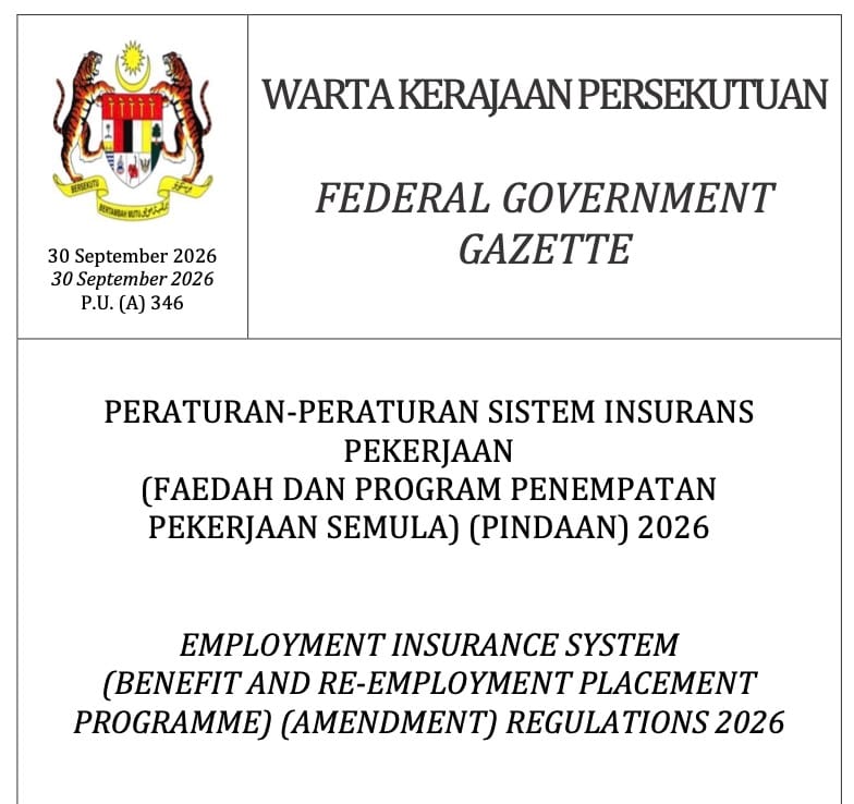 Image from: Starting in 2027, Employers in Malaysia Must Notify PERKESO of Job Vacancies or Face Fines of Up to RM5,000