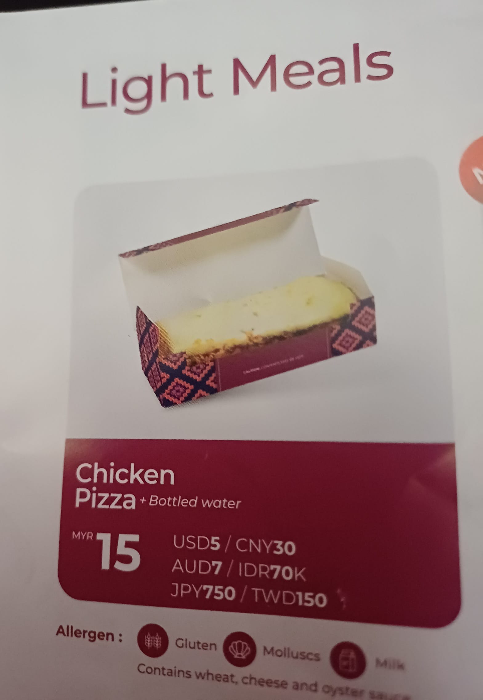Image from: Don't Try the Pizza on Batik Air