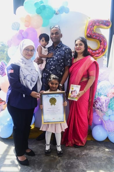 Image from: From Bedtime Stories to the Book of Records: Five-Year-Old Makes History