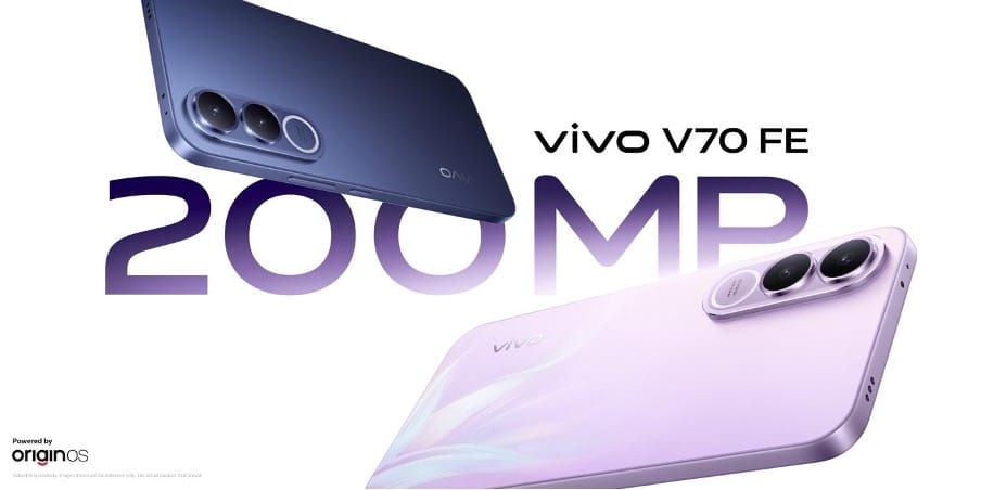 Image from: vivo Malaysia Raises the Bar with vivo V70 FE, Bringing 200MP Ultra-Clear Imaging and a 7000mAh Battery to the Spotlight