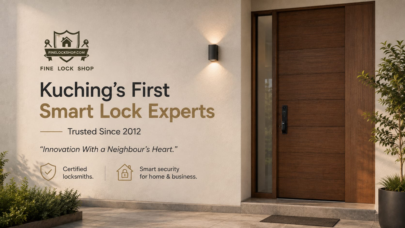 Image from: #MYSMEStory: Meet Francis, The Kuching Man Who Turned Two Break-Ins Into a Smart Lock Business