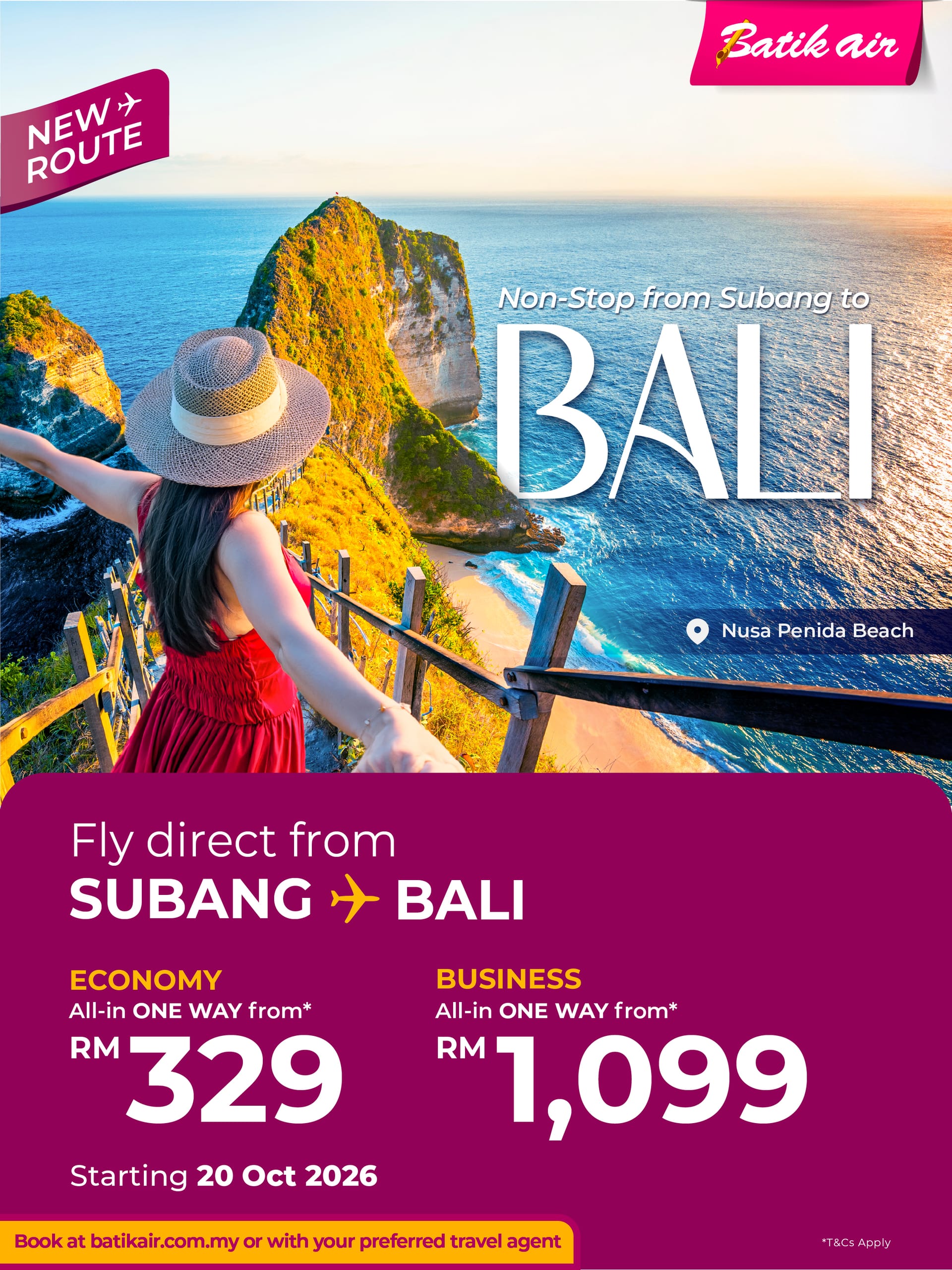 Image from: Batik Air Adds 2 New Indonesia Routes From Subang and Penang This October