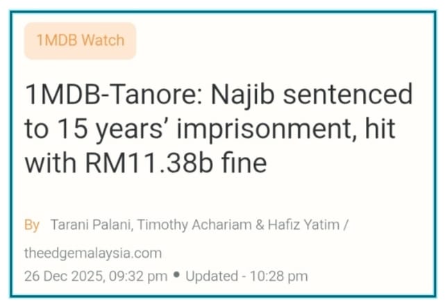 Image from: OPINION | 1MDB Rewind! Did Najib “Stay Back” To Prove Innocence – Or Was He “Barred” From Leaving Country..?!! 
