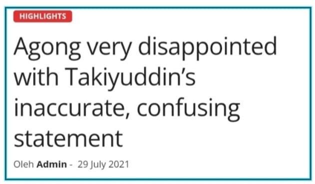 Image from: OPINION | “PAS Blasts DAP For Defying Sultan!! – Didn’t They Do The Same In The Past...?!!!”