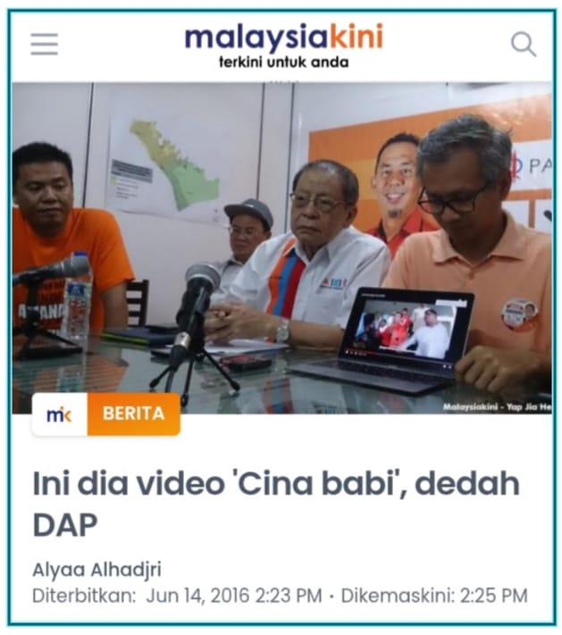 Image from: OPINION | The “Cina Sesat” Controversy...!! – Shouldn't "Racist" Remarks Be Censored…?!!