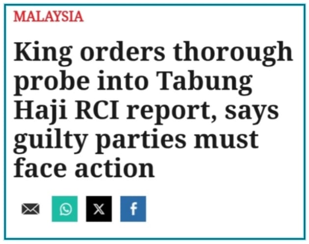 Image from: OPINION | RM10 Billion TH Fiasco!! If The King Is "Demanding" Action — Why Is PAS "Downplaying" It…?!!