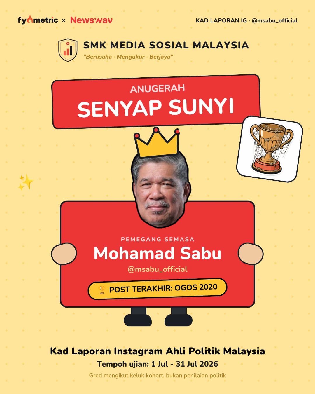 Image from: The IG Report Cards of Malaysian Politicians 📝 | July Edition