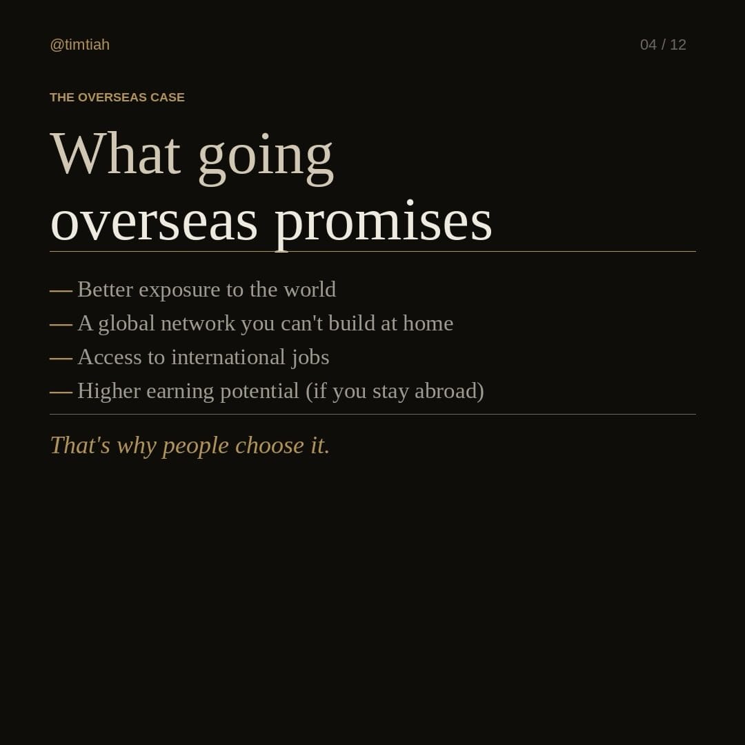 Image from: Your friend goes overseas for university. You stay in Malaysia.