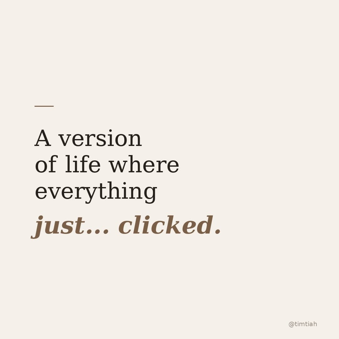 Image from: When we were younger, people used to say "you have your whole life ahead of you."
