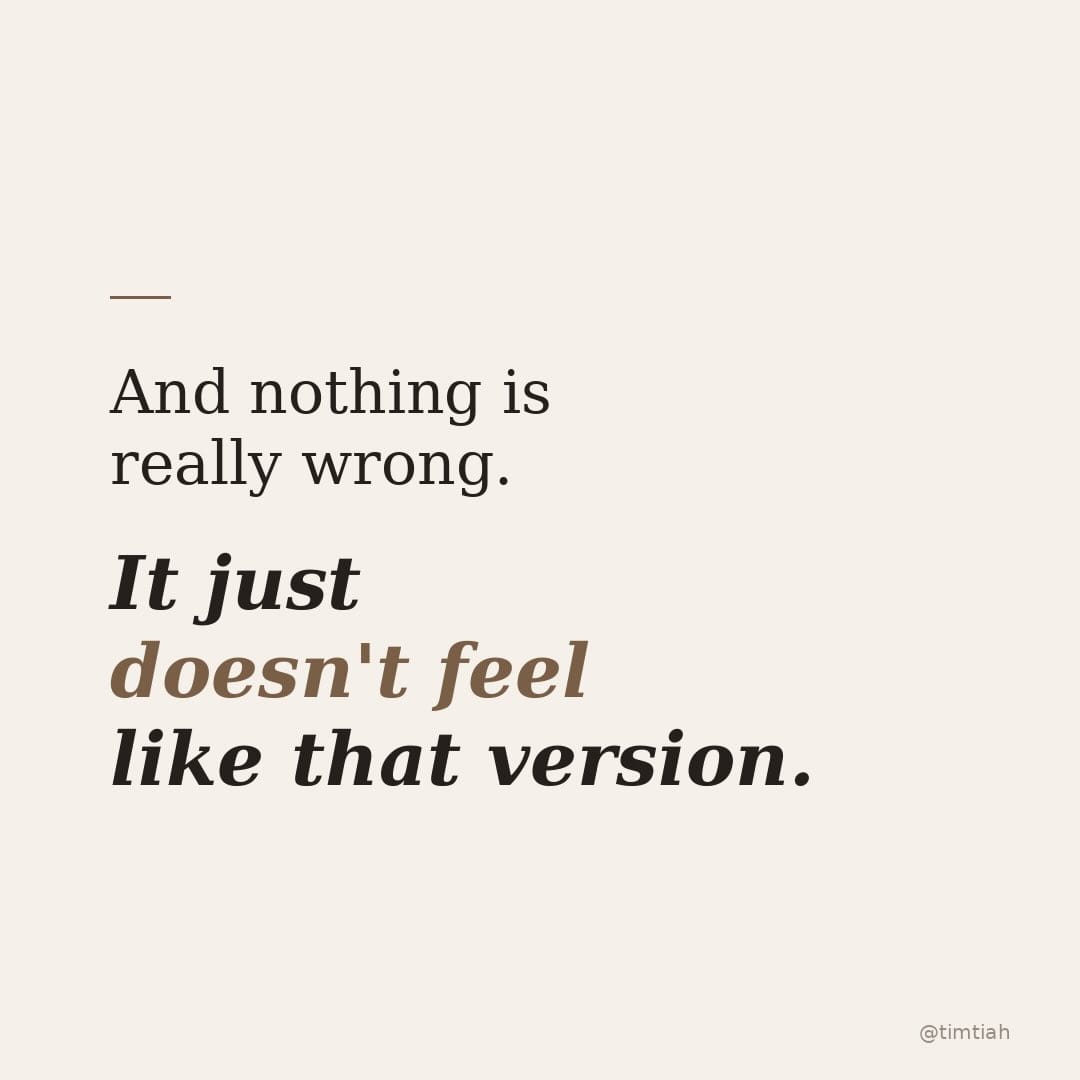 Image from: When we were younger, people used to say "you have your whole life ahead of you."