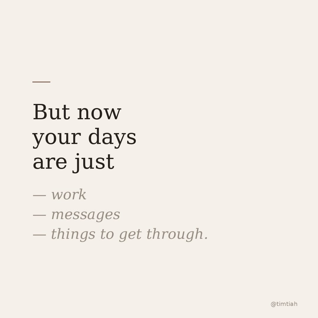 Image from: When we were younger, people used to say "you have your whole life ahead of you."