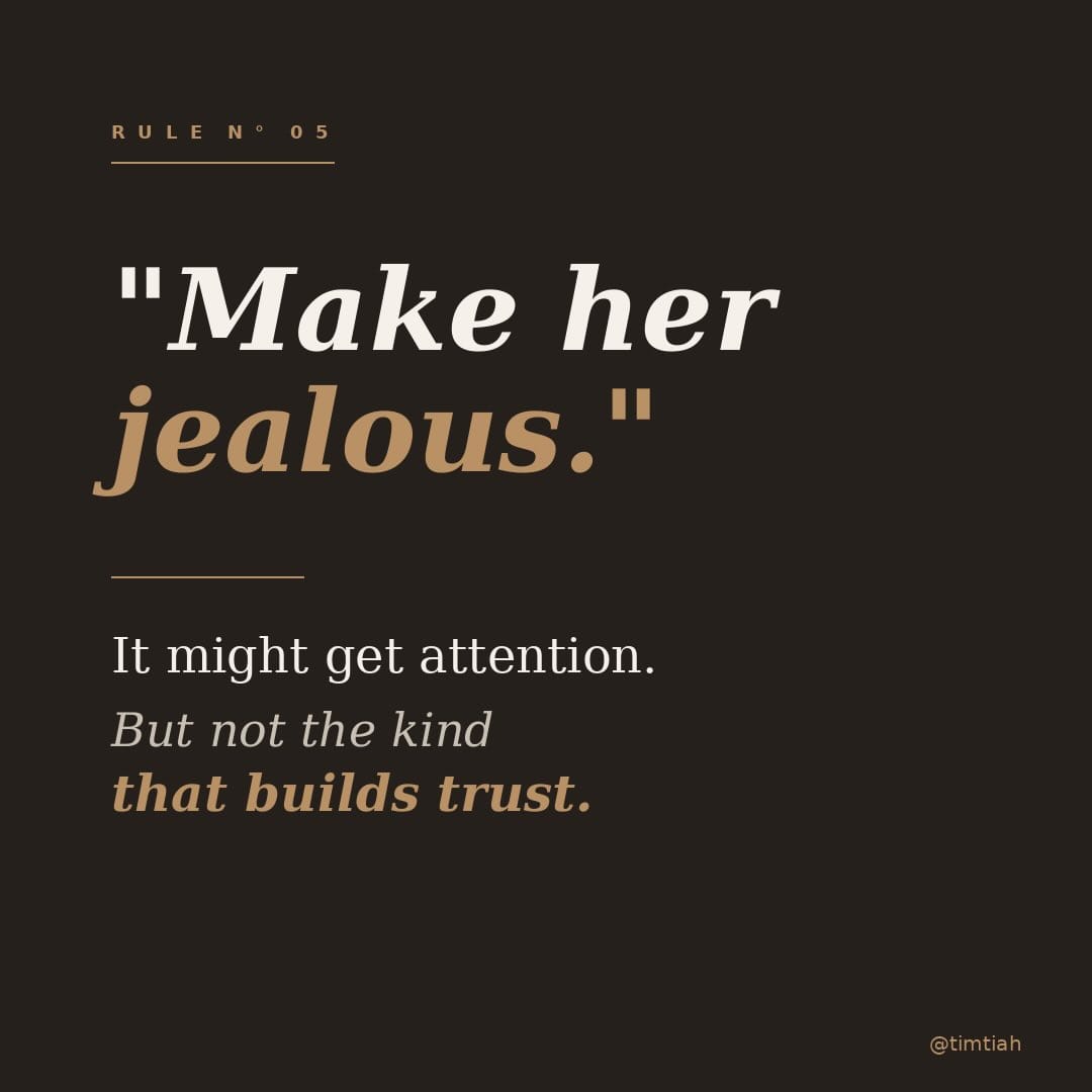 Image from: Dating advice men think work on women…