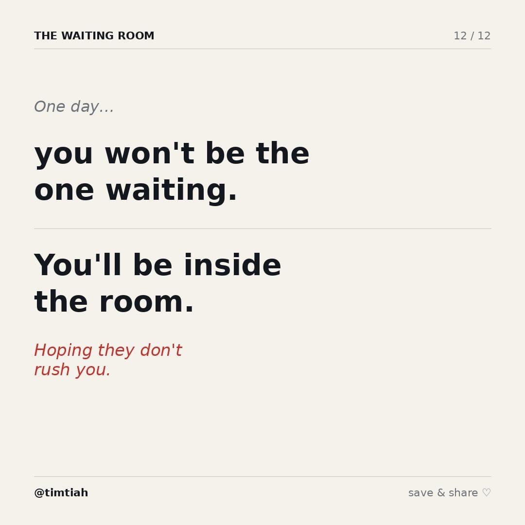 Image from: Why are doctors always late for your appointment ?