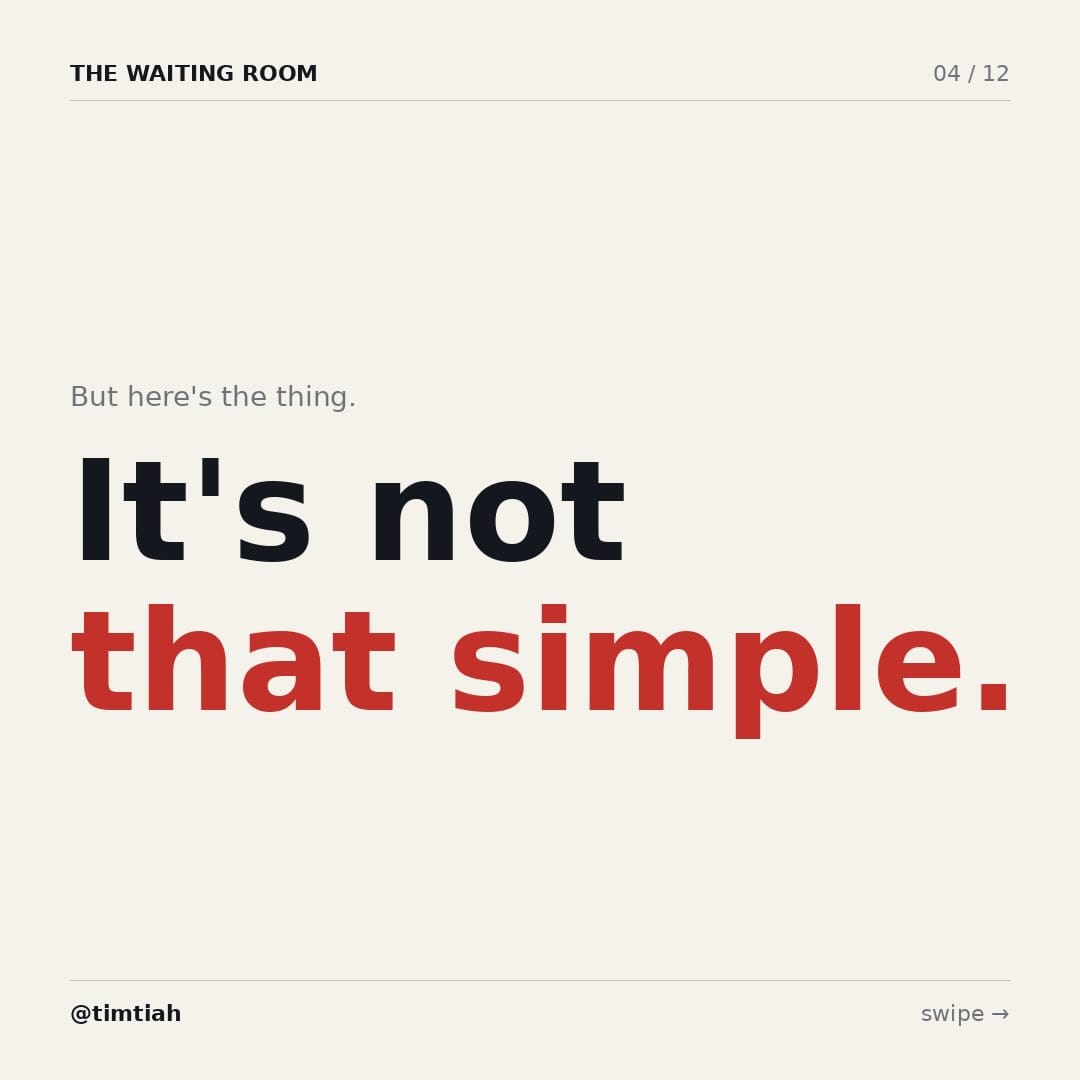 Image from: Why are doctors always late for your appointment ?