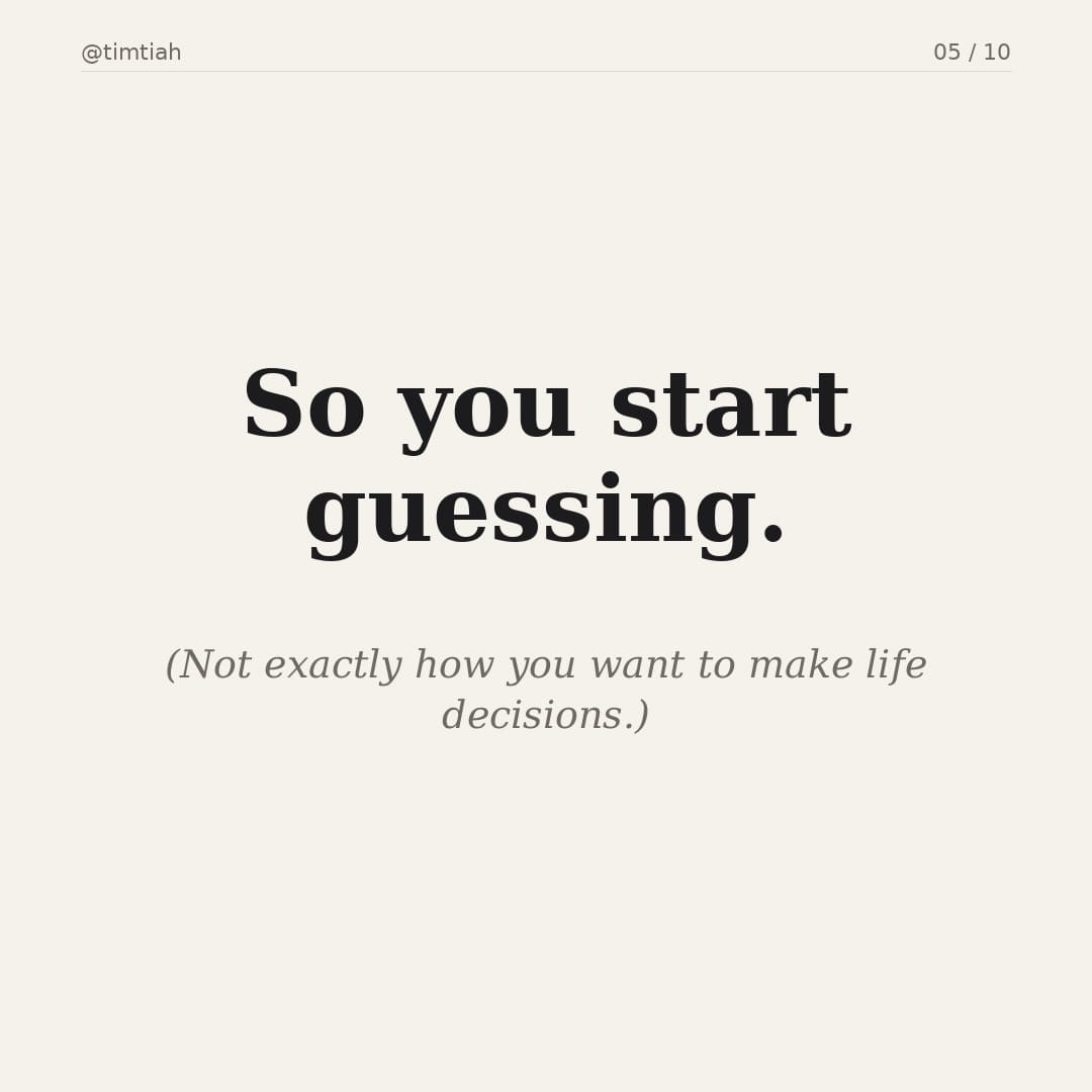 Image from: One day we’ll have to make a life decision for our parents