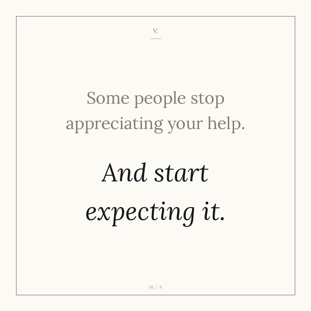 Image from: Givers eventually get tired too...
