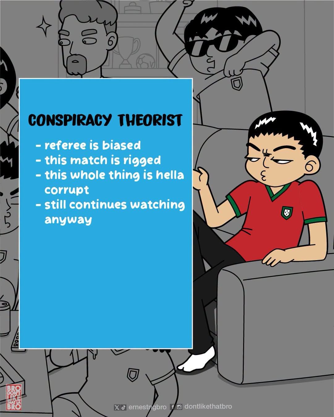 Image from: There is one in every friend group. Which World Cup fan are you?